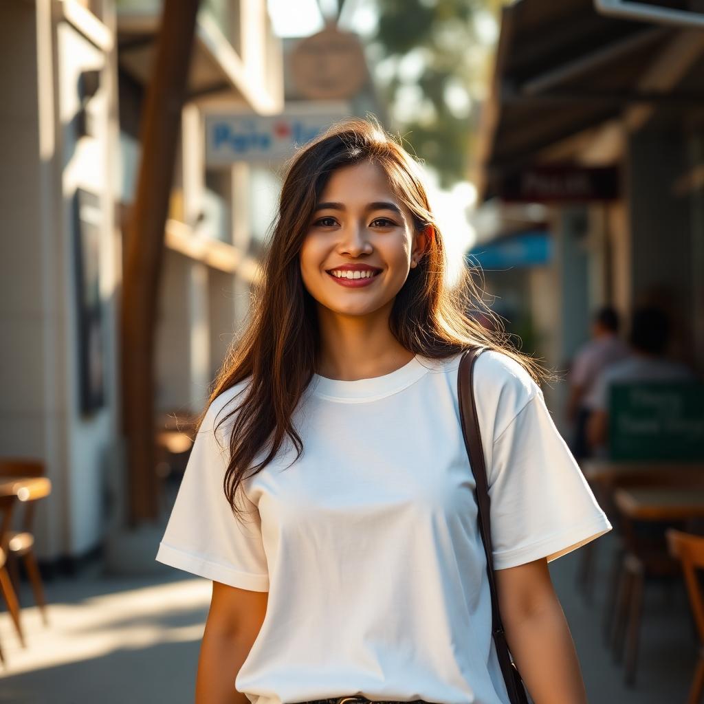 Kaus polos putih — hasil