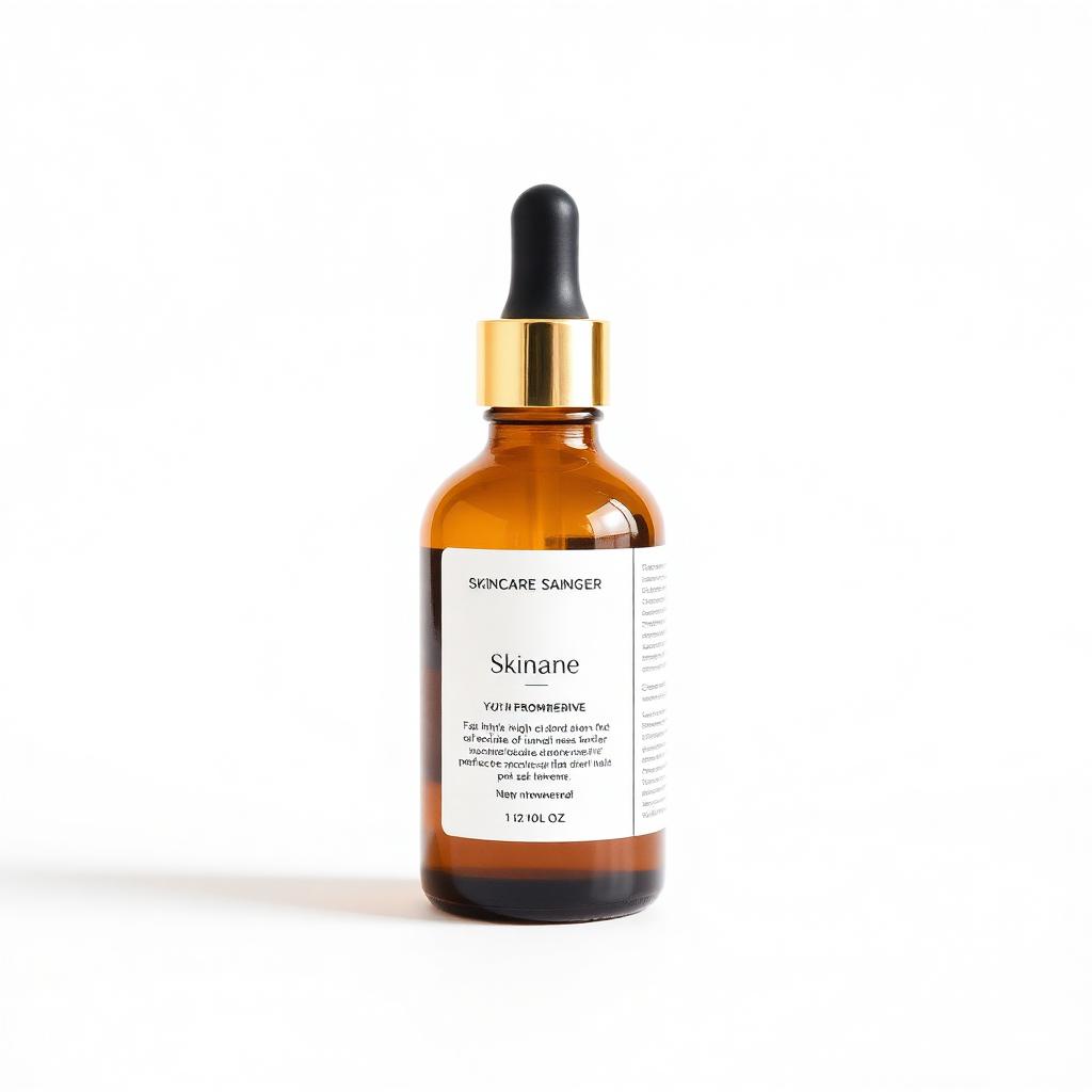 Serum wajah amber — foto asli